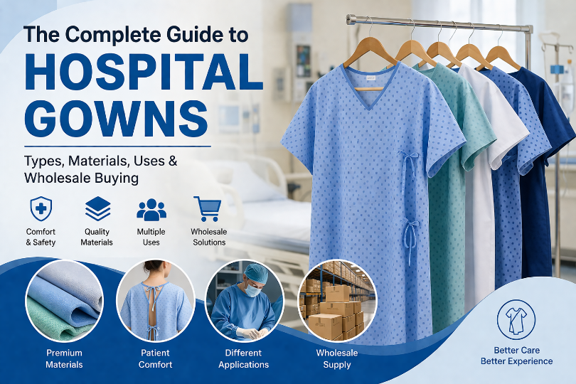 The Complete Guide to Hospital Gowns: Types, Materials, Uses & Wholesale Buying